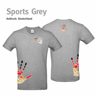 T-Shirt Handball!-Collection Deutschland Unisex 3XL sports grey