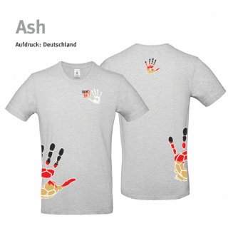 T-Shirt Handball!-Collection Deutschland Kids 152/164 ash