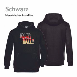 Hoodie Handball!-Collection Deutschland Kids Fashion black