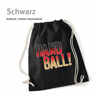 Turnbeutel Handball!-Collection Deutschland Fashion black