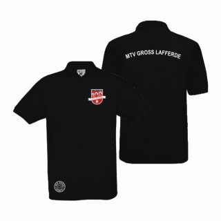 MTV Gross Lafferde Jubilum Poloshirt Unisex schwarz L ohne Zusatzaufdruck