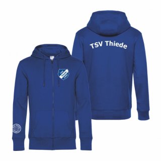 TSV Thiede Basic Hoodie-Jacke Unisex royal XL ohne Zusatzaufdruck