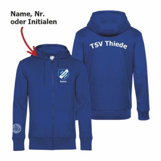 TSV Thiede Basic Hoodie-Jacke Lady royal S inkl. Name oder Nr. oder Initialen