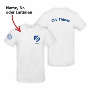 TSV Thiede Basic T-Shirt Kids wei 152/164 inkl. Name oder Nr. oder Initialen