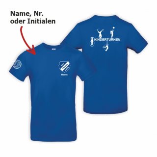 TSV Thiede Kinderturnen T-Shirt Unisex royal 5XL inkl. Name oder Nr. oder Initialen