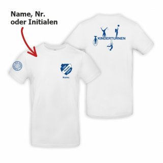 TSV Thiede Kinderturnen T-Shirt Unisex wei 5XL inkl. Name oder Nr. oder Initialen