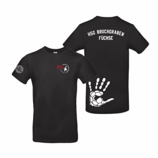 HSG Bruchgraben Fchse Basic T-Shirt Kids schwarz 134/146 ohne Zusatzaufdruck