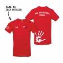 HSG Bruchgraben Füchse Basic T-Shirt Unisex rot S inkl....