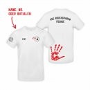 HSG Bruchgraben Füchse Basic T-Shirt Unisex weiß M inkl....