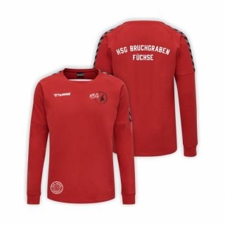 HSG Bruchgraben Füchse hml Authentic Training Sweat Unisex true red