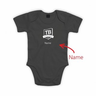 TB Stcken Baby-Body schwarz inkl. Name