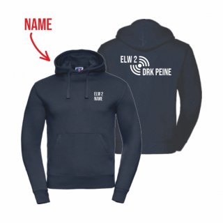 DRK ELW 2 Peine Hoodie Unisex french navy 3XL inkl. Name