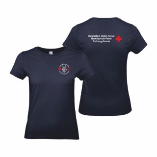 DRK Hundestaffel Peine T-Shirt Lady navy