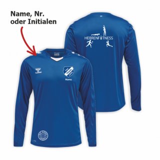 TSV Thiede Herrenfitness hmlCore XK Poly Jersey L/S Unisex true blue L inkl. Name oder Nr. oder Initialen