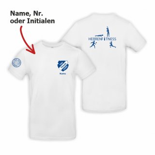 TSV Thiede Herrenfitness T-Shirt Unisex wei 5XL inkl. Name oder Nr. oder Initialen
