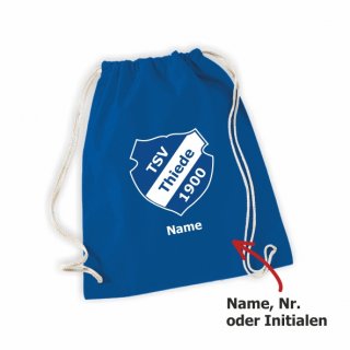 TSV Thiede Basic Turnbeutel royal inkl. Name oder Nr. oder Initialen