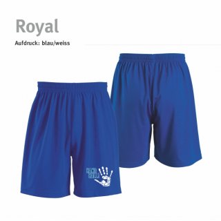 Short Handball!-Collection Unisex royal S blau/weiss