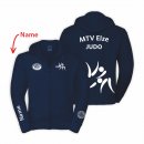 MTV Elze Judo Hoodie-Jacke Kids navy 134/146 inkl. Name