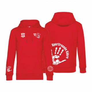 Sportfreunde Shre Basic Hoodie Minis fire red