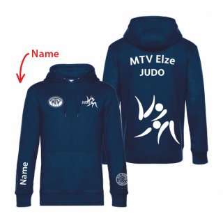<-neu-> MTV Elze Judo Hoodie Minis navy 110/116 inkl. Name