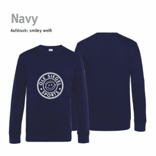 Smiley Torwart Sweater navy/weiß
