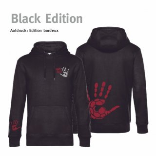 Hoodie Handball!-Collection black edition Unisex XS bordeux