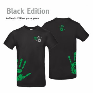 T-Shirt Handball!-Collection black edition Unisex XS grass green