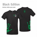 T-Shirt Handball!-Collection black edition Unisex XS...