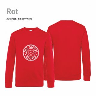 Smiley Torwart Sweater rot/wei 122/128 ohne Zusatzaufdruck