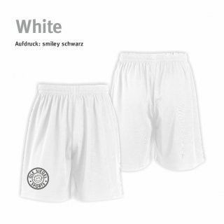 Smiley Trainer Short white/schwarz S ohne Zusatzaufdruck