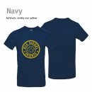 Smiley T-Shirt Unisex navy 2XL sun yellow