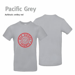 Smiley T-Shirt Kids pacific grey 98/104 red