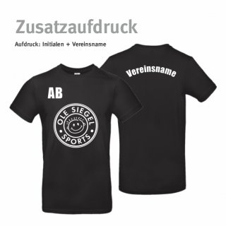 <-Zusatzaufdruck Smiley Shirts-> inkl. Initialen & Vereinsname
