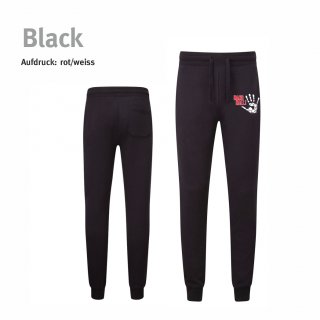 Sweatpant Handball!-Collection Kids black 12 Jahre (142/152) rot/weiss