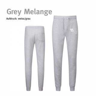 Sweatpant Handball!-Collection Kids grey melange 12 Jahre (142/152) weiss/grau