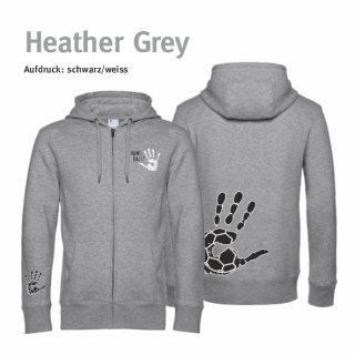 Hoodiejacke Handball!-Collection Unisex heather grey