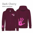Hoodiejacke Handball!-Collection Unisex dark cherry M...