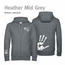 Hoodiejacke Handball!-Collection Unisex heather mid grey