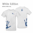 T-Shirt Handball!-Collection white edition Kids 152/164 navy