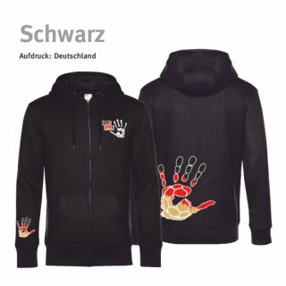Hoodiejacke Handball!-Collection Deutschland Unisex L schwarz