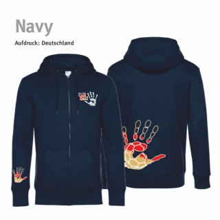 Hoodiejacke Handball!-Collection Deutschland Unisex 3XL navy