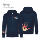Hoodiejacke Handball!-Collection Deutschland Unisex 3XL navy