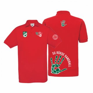 SG Brde HB Poloshirt Kids rot 122/128 ohne Zusatzaufdruck