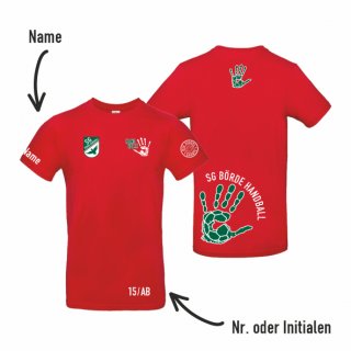 SG Brde HB T-Shirt Unisex rot S inkl. Initialen oder Nr.