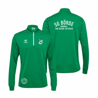 SG Brde HMLAuthentic PL Half Zip Sweat Unisex jelly bean
