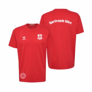 SS HMLGO 2.0 Cotton T-Shirt S/S Unisex true red S ohne Zusatzaufdruck
