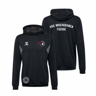 HSG Bruchgraben Fchse HMLAuthentic PL Hoodie Unisex black S ohne Zusatzaufdruck