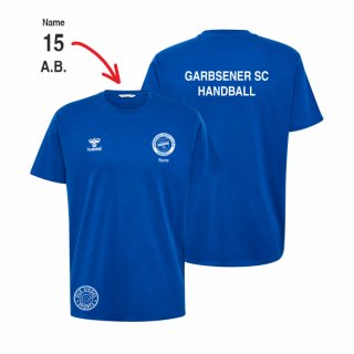 GSC HMLGO 2.0 Cotton T-Shirt S/S Kids true blue 164 inkl. Name