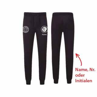 MTV Vater Jahn Basic Sweatpant Unisex schwarz 2XL inkl. Initialen oder Nr. oder Name