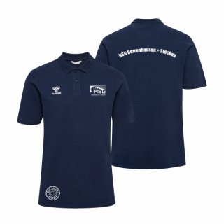 HSG Herrenhausen + Stcken HMLGO 2.0 Cotton Polo Unisex marine